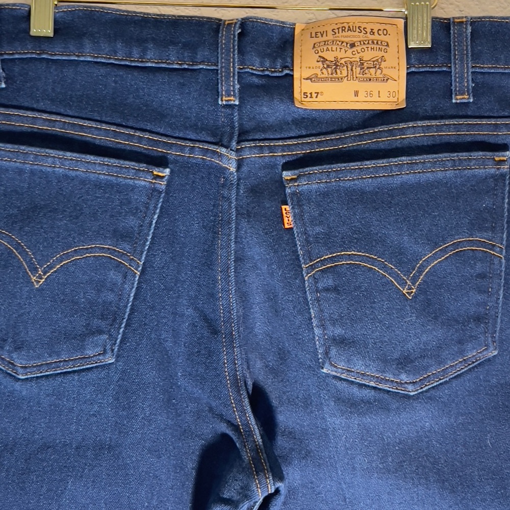 Vintage Orange Tab Levi's Bootcut Jeans 517